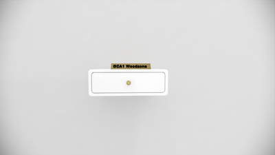 FURNITELL WELLMOUNT BED SIDE-WHITE Furnitell