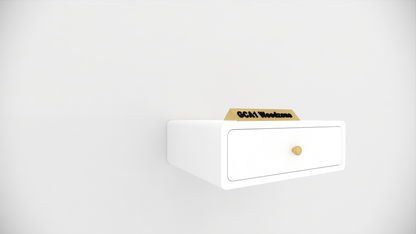 FURNITELL WELLMOUNT BED SIDE-WHITE Furnitell