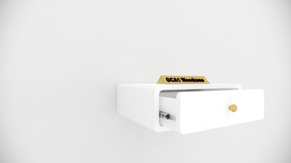 FURNITELL WELLMOUNT BED SIDE-WHITE Furnitell