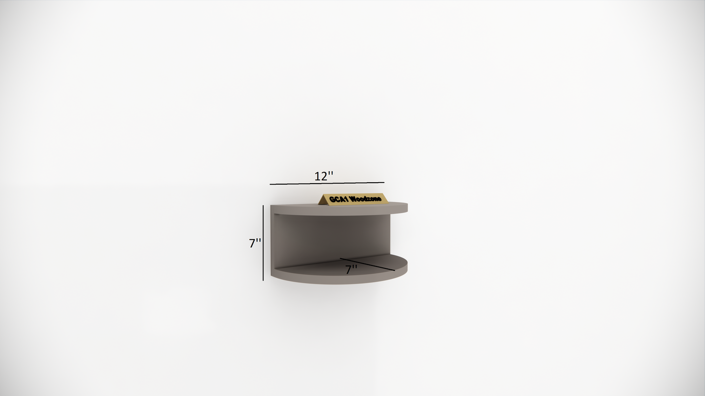 FURNITELL WELLMOUNT BED SIDE-BEIGE Furnitell