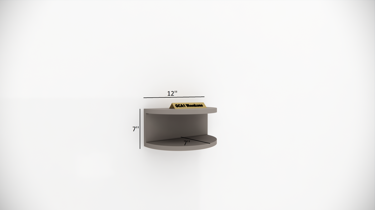 FURNITELL WELLMOUNT BED SIDE-BEIGE Furnitell