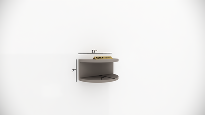 FURNITELL WELLMOUNT BED SIDE-BEIGE Furnitell