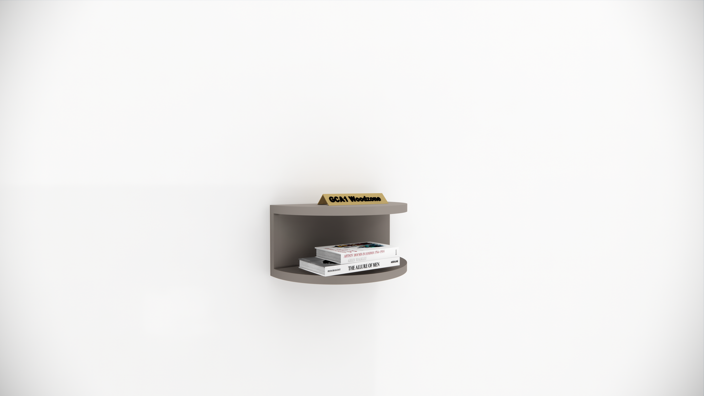 FURNITELL WELLMOUNT BED SIDE-BEIGE Furnitell