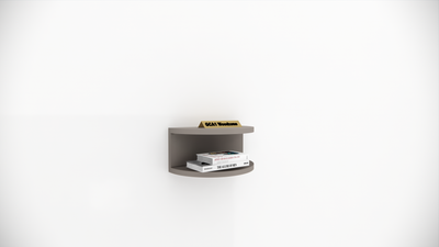FURNITELL WELLMOUNT BED SIDE-BEIGE Furnitell