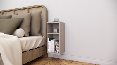 FURNITELL WELLMOUNT BED SIDE-BEIGE Furnitell