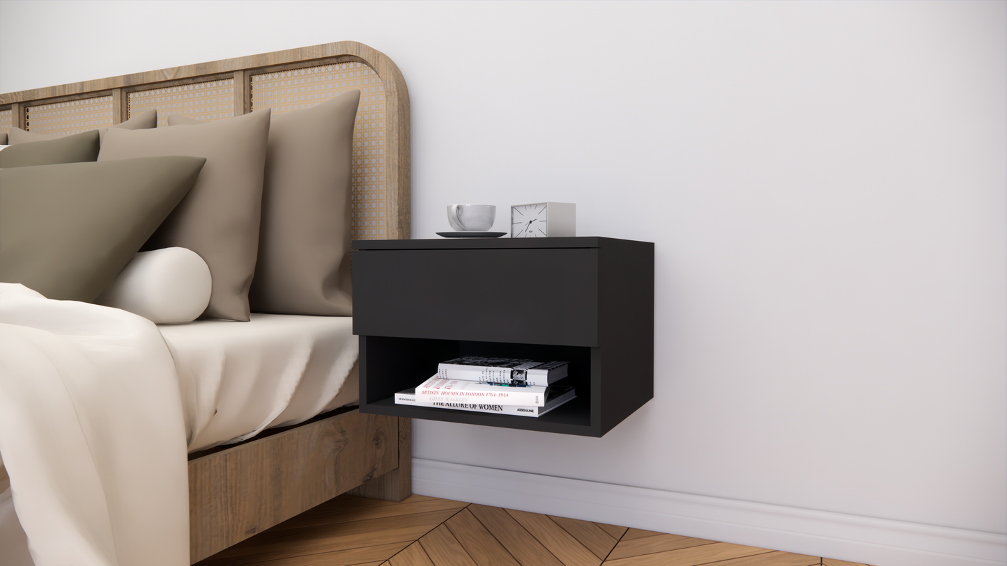 FURNITELL Bed Side Table