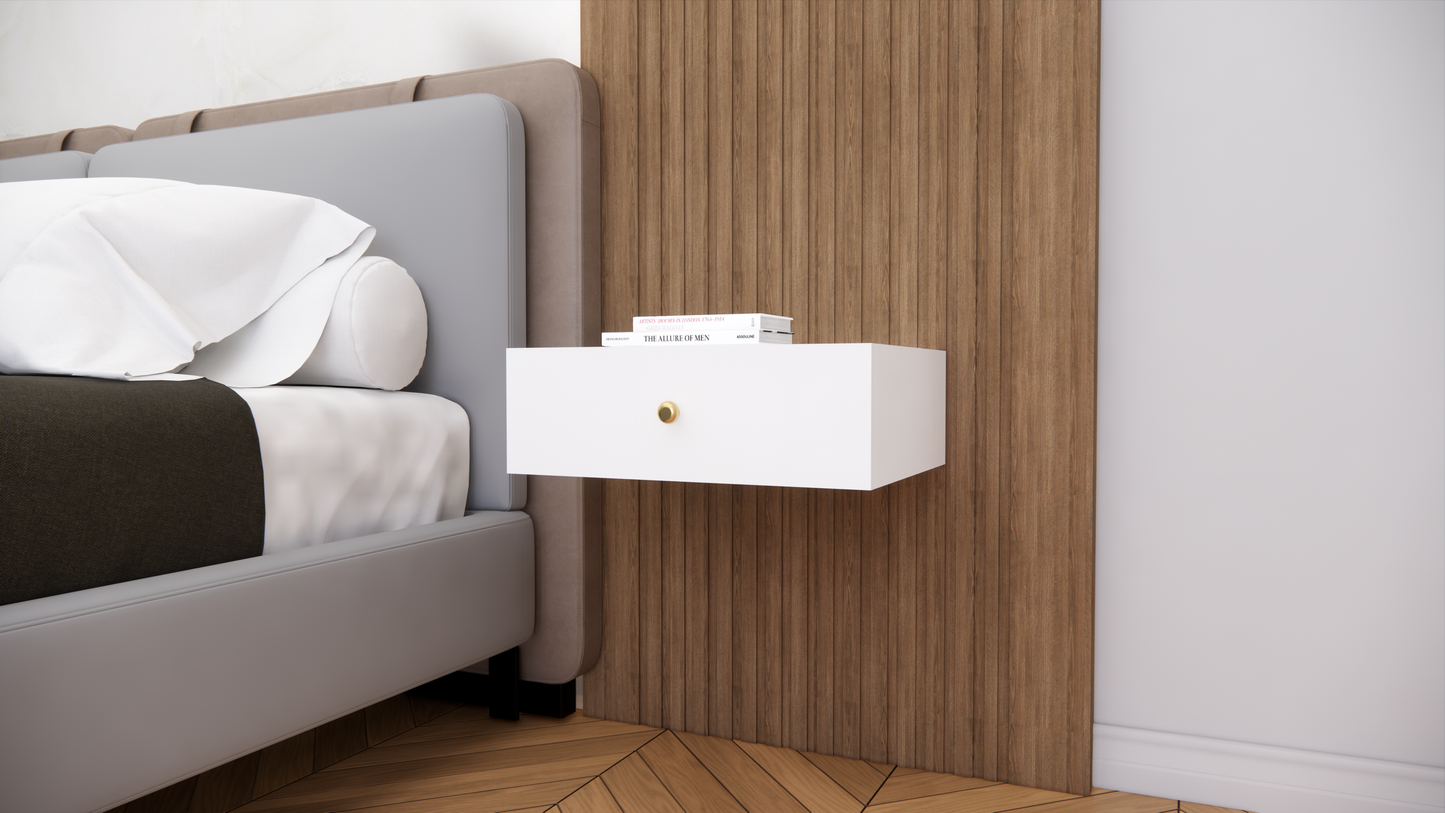 FURNITELL Bed Side Table