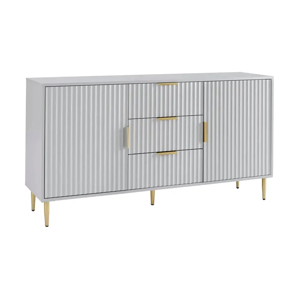 Furnitell HDMR Sideboard with Drawers - White furnitell