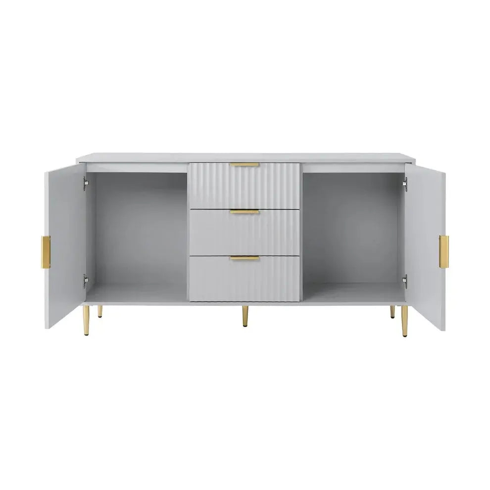 Furnitell HDMR Sideboard with Drawers - White furnitell