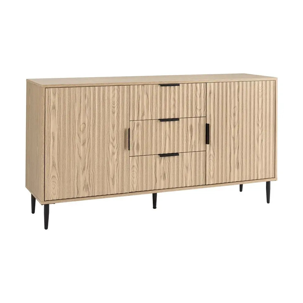 Furnitell Sideboard with Drawers Wood Effect furnitell