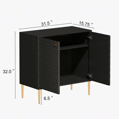 Furnitell 2 - Door Accent Cabinet with High Gloss Furnitell