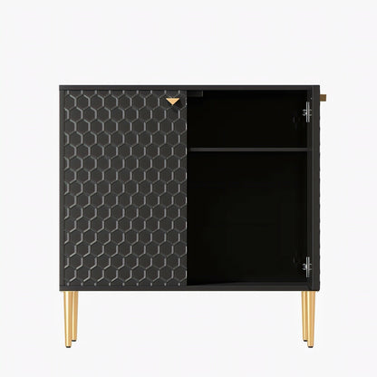Furnitell 2 - Door Accent Cabinet with High Gloss Furnitell