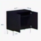 Furnitell 2 - Door Accent Cabinet with High Gloss