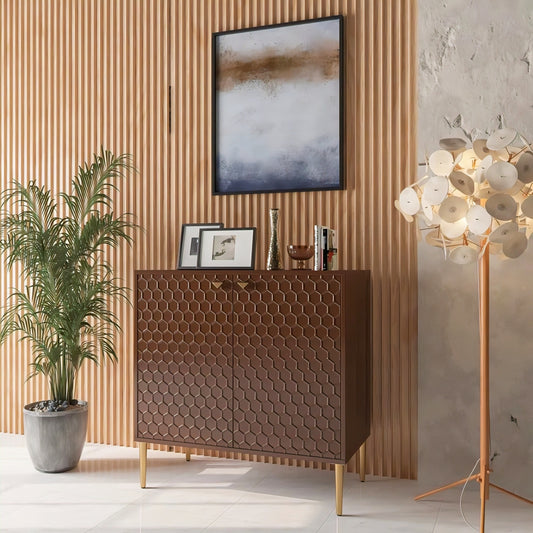Furnitell 2 - Door Accent Cabinet with High Gloss