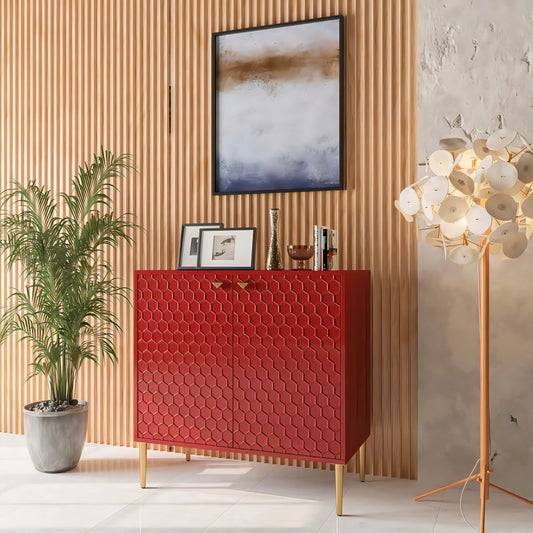 Furnitell 2 - Door Accent Cabinet with High Gloss