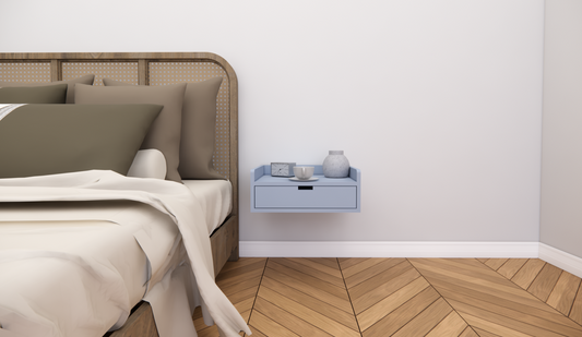 FURNITELL WALL MOUNT BEDSIDE TABLE