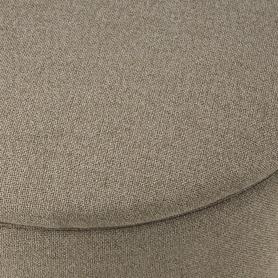 Oatmeal Upholstered Storage Ottoman Stool furnitell