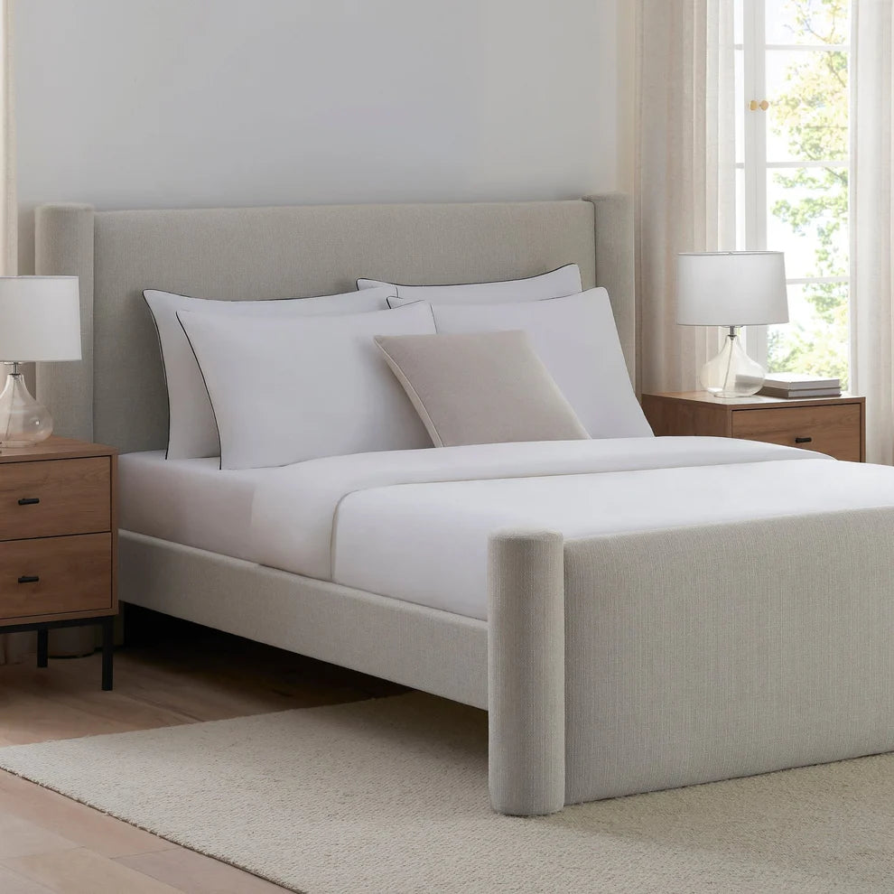 Furnitell Alexandria King Size Pillar Bed in Solid Wood | 5 Years Warranty