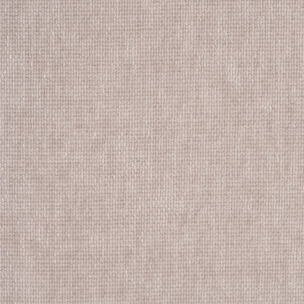 Light Grey Chenille Upholstered Bed with Rounded Headboard Furnitell