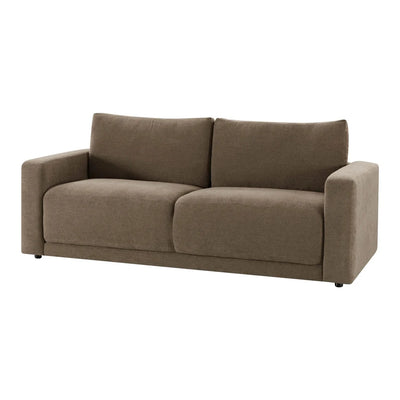 Mushroom 2 Seater Sofa with Deep Cushions & Wide Arms furnitell