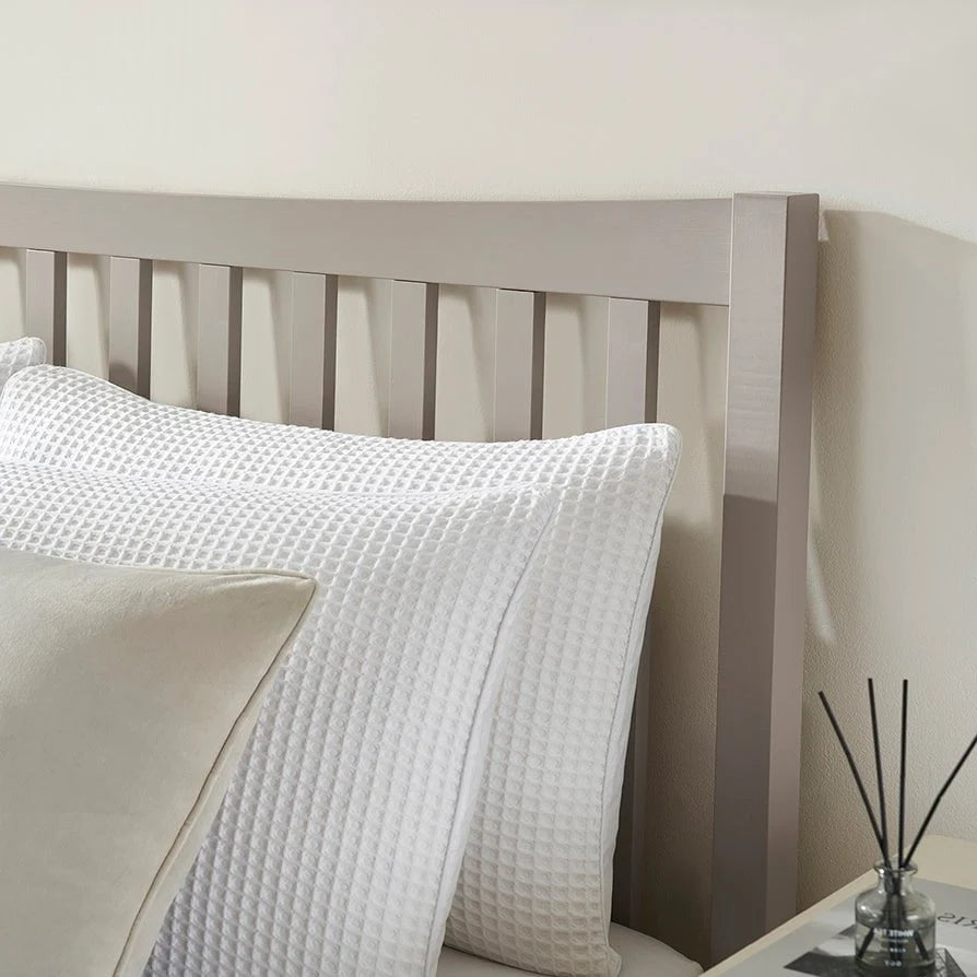 Cream Wooden Bedside Furnitell
