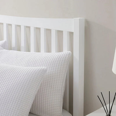 FURNITELL Bed Frame - White Furnitell