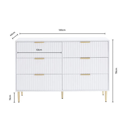 Furnitell 6 Drawer Chest furnitell