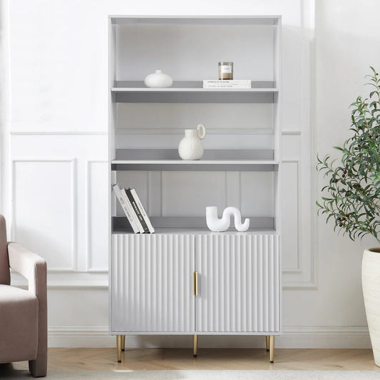 FURNITELL Shelving Unit - Grey