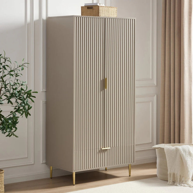 Furnitell Evie Wardrobe – Modern Storage Solution | 5 Years Warranty