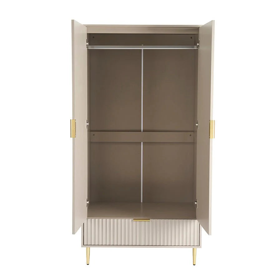 Furnitell Evie Wardrobe – Modern Storage Solution | 5 Years Warranty