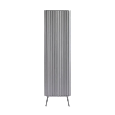 FURNITELL 2 Door Wardrobe - Light Grey Furnitell