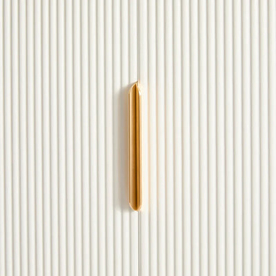 FURNITELL 2 Door Wardrobe - Warm White Furnitell