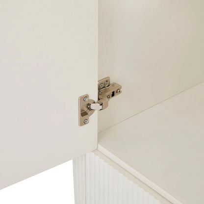 FURNITELL 2 Door Wardrobe - Warm White Furnitell