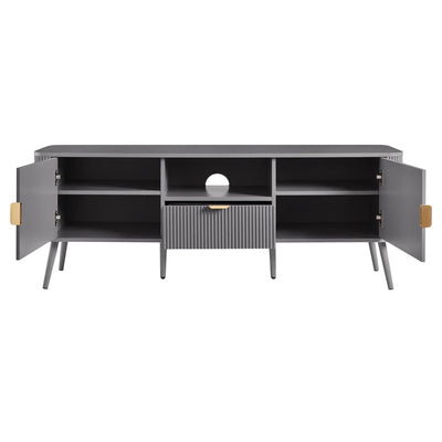 FURNITELL  60'' TV Unit - Light Grey Furnitell