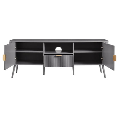 FURNITELL  60'' TV Unit - Light Grey Furnitell