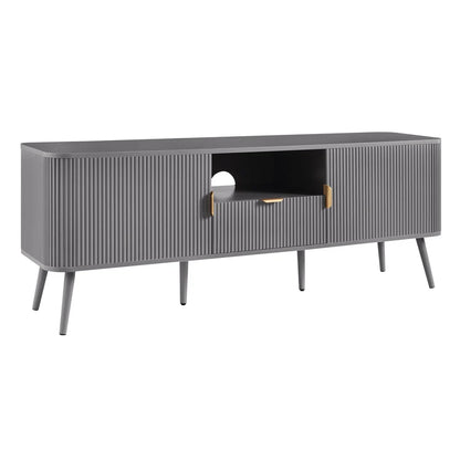 FURNITELL  60'' TV Unit - Light Grey Furnitell