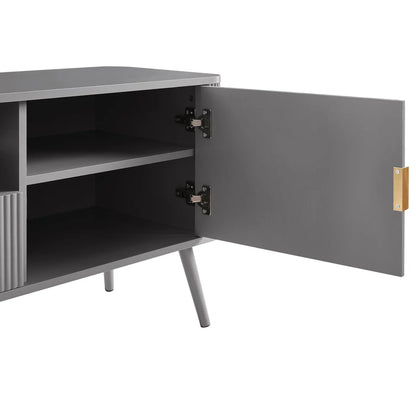 FURNITELL  60'' TV Unit - Light Grey Furnitell