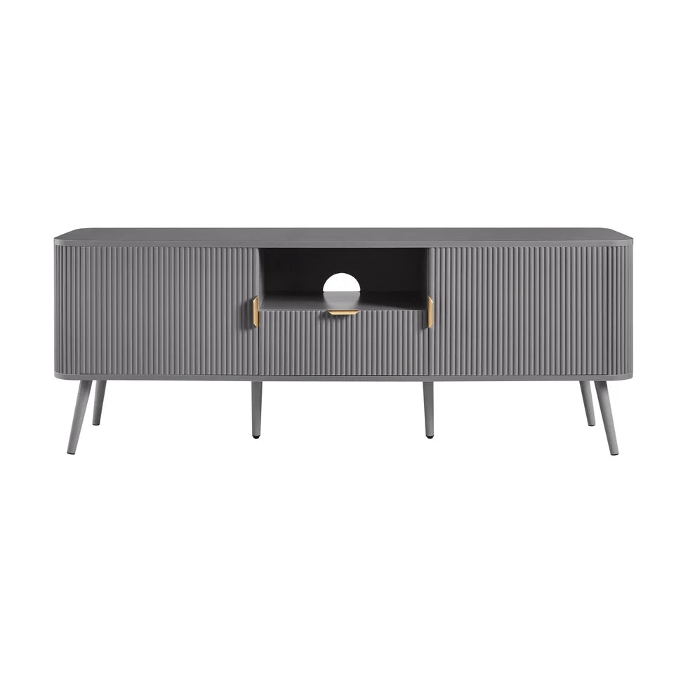 FURNITELL  60'' TV Unit - Light Grey Furnitell