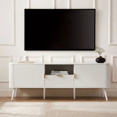 FURNITELL 60'' TV Unit - Warm White Furnitell