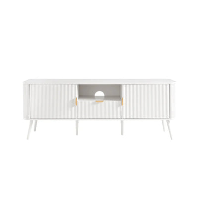 FURNITELL 60'' TV Unit - Warm White Furnitell