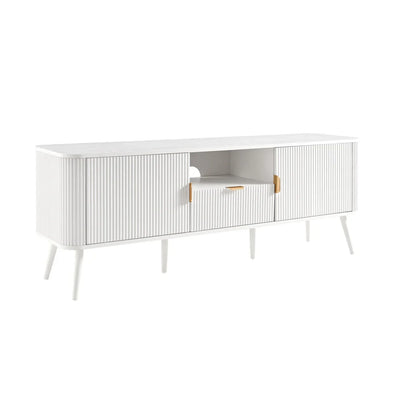 FURNITELL 60'' TV Unit - Warm White Furnitell