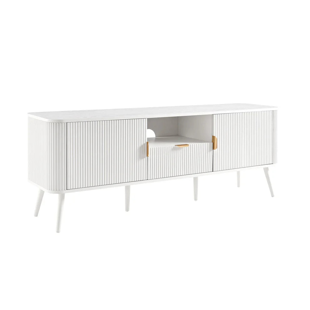 FURNITELL 60'' TV Unit - Warm White Furnitell
