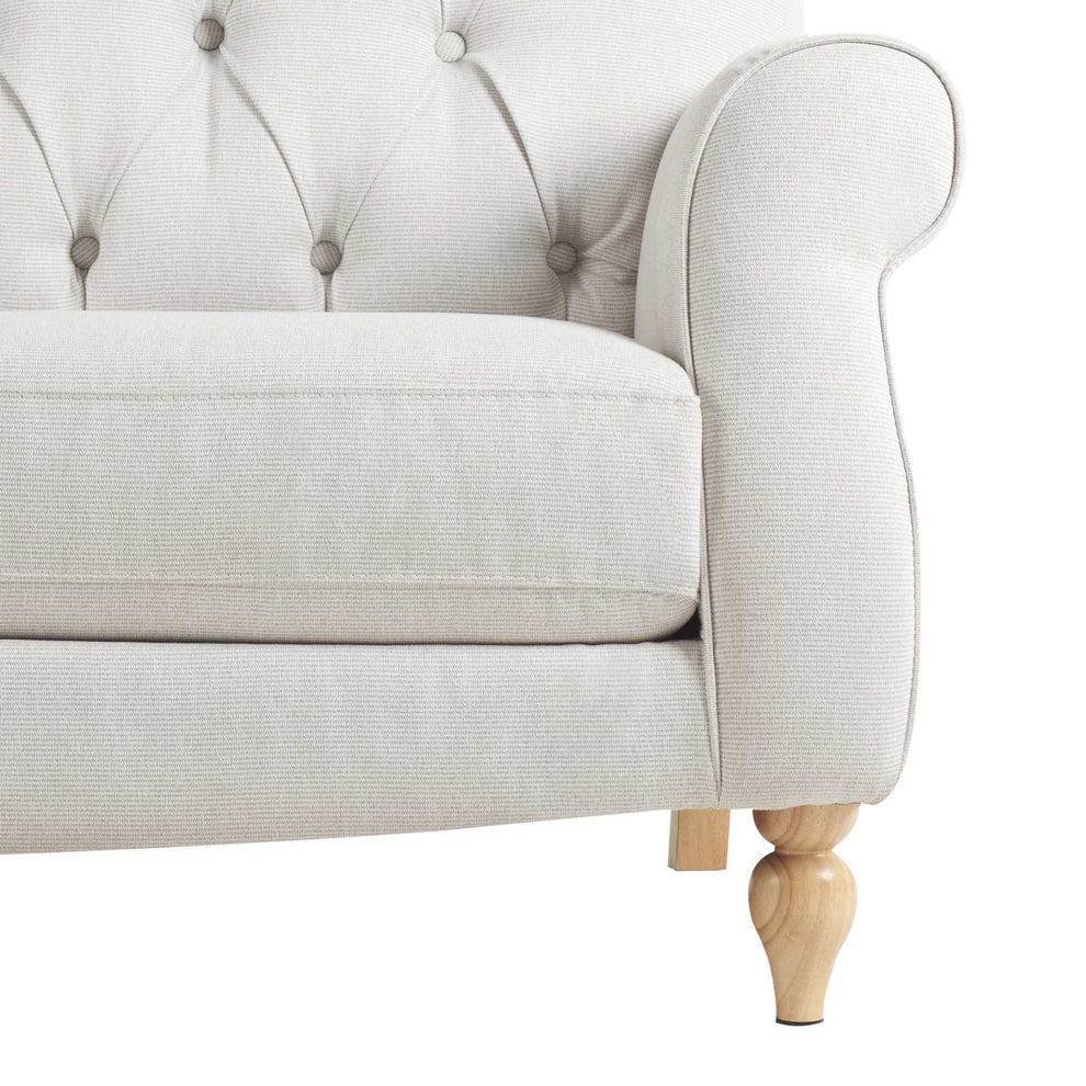 FURNITELL 2 Seater Sofa - Natural Stripe