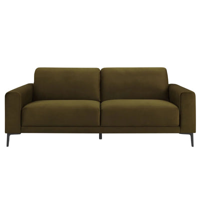 Green 3 Seater Sofa | Modern Fabric Sofa Furnitell