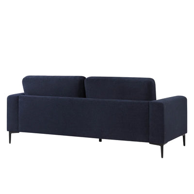 Navy Blue Chenille 3 Seater Sofa | Onija Furnitell