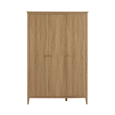 Light Wood 3 Door Wardrobe | Furnitell Furnitell