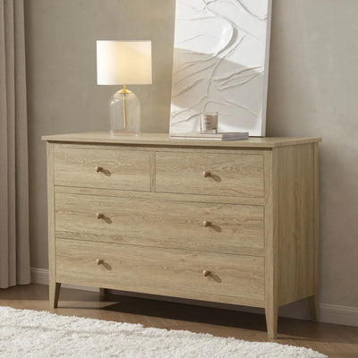 Light Wood 4 Drawer Chest furnitell