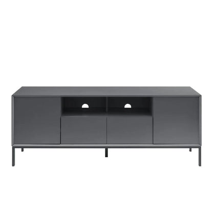 FURNITELL 140cm TV Unit - Charcoal Furnitell
