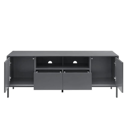 FURNITELL 140cm TV Unit - Charcoal Furnitell