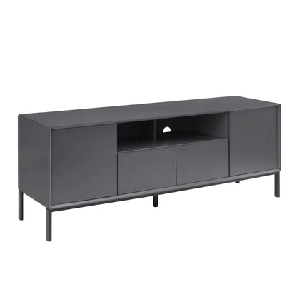 FURNITELL 140cm TV Unit - Charcoal Furnitell